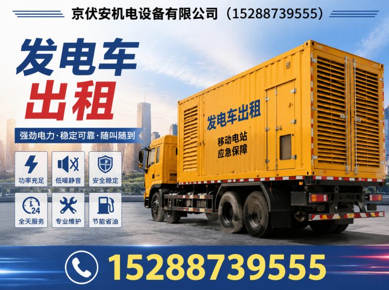 百色静音发电车租赁展示图