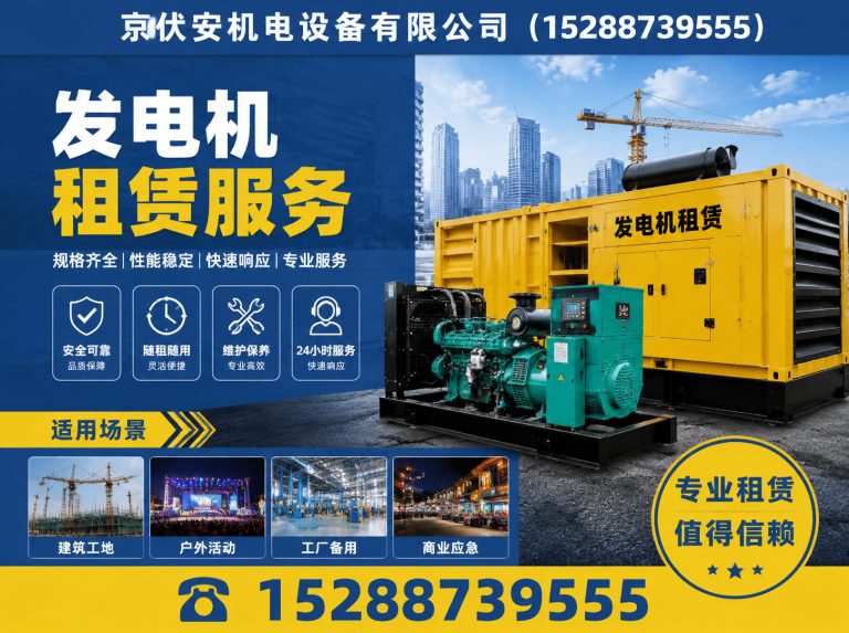 百色柴油发电机组出租展示图